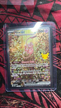 Pokémon Card Mew ex SIR 152/128 🔥