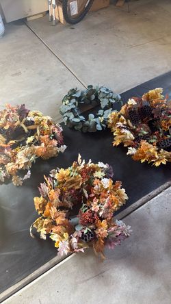 Fall door wreath- each sold separately
