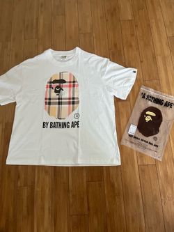 White Bape Burberry Shirt