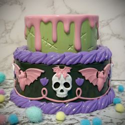 Bath & Body Works Halloween Cake Pedestal Candle Holder