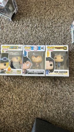 Funko pop one piece demon slayer trigun