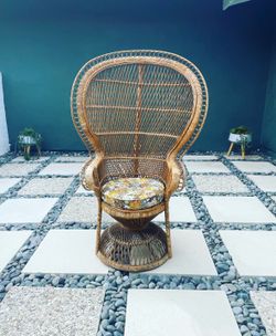 Vintage Peacock Chair