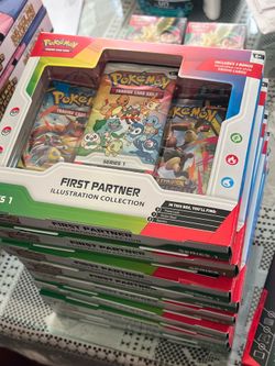 Pokemon first partner illustration collection