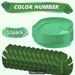 Palm Plates For Snacks