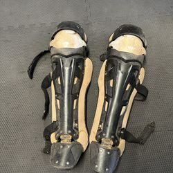 Rawlings Mach Leg Guards Black And White
