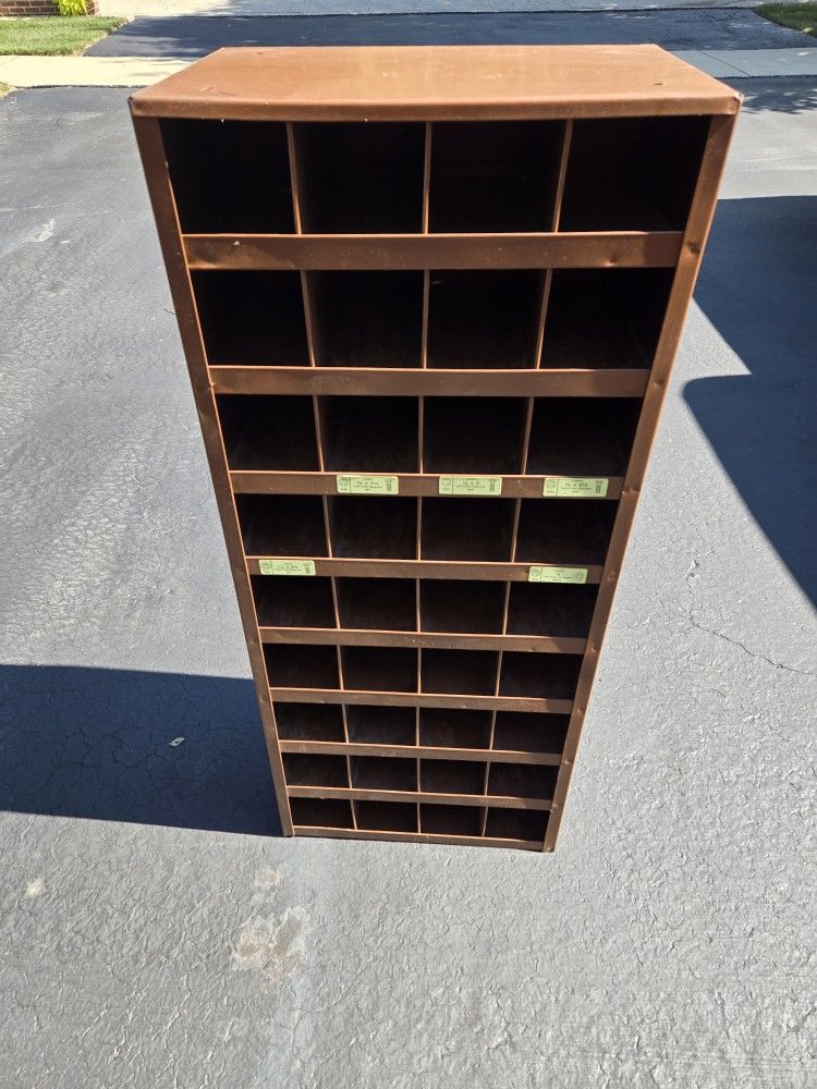 Steel Pigeon Hole Organizer Nut And Bolt Chevy Dodge Gm Ford 