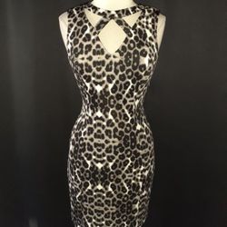 New Guess Black And White Dress Size 14