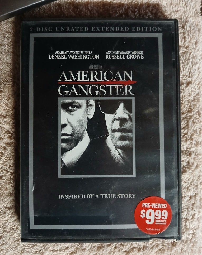 American Gangster Movie DVD