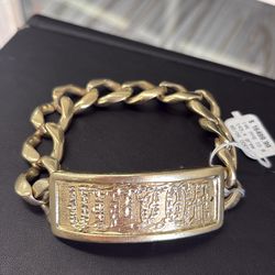 ID bracelet 14kt 143 Grms