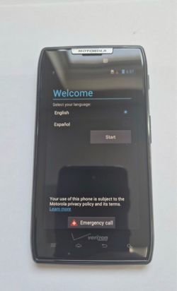 Motorola Phone XT912 For Verizon Wireless