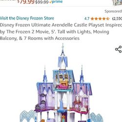 frozen doll house castle