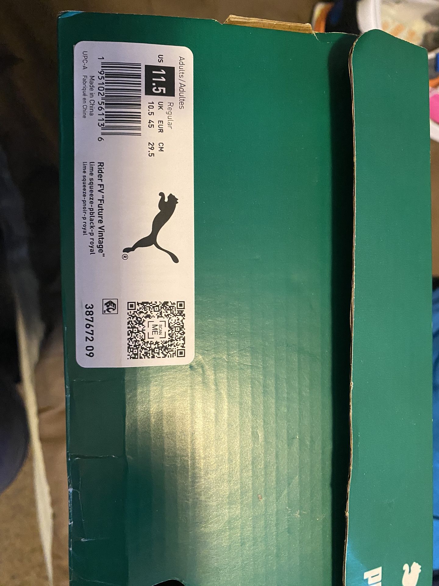 Multi Color Puma Size 11.5