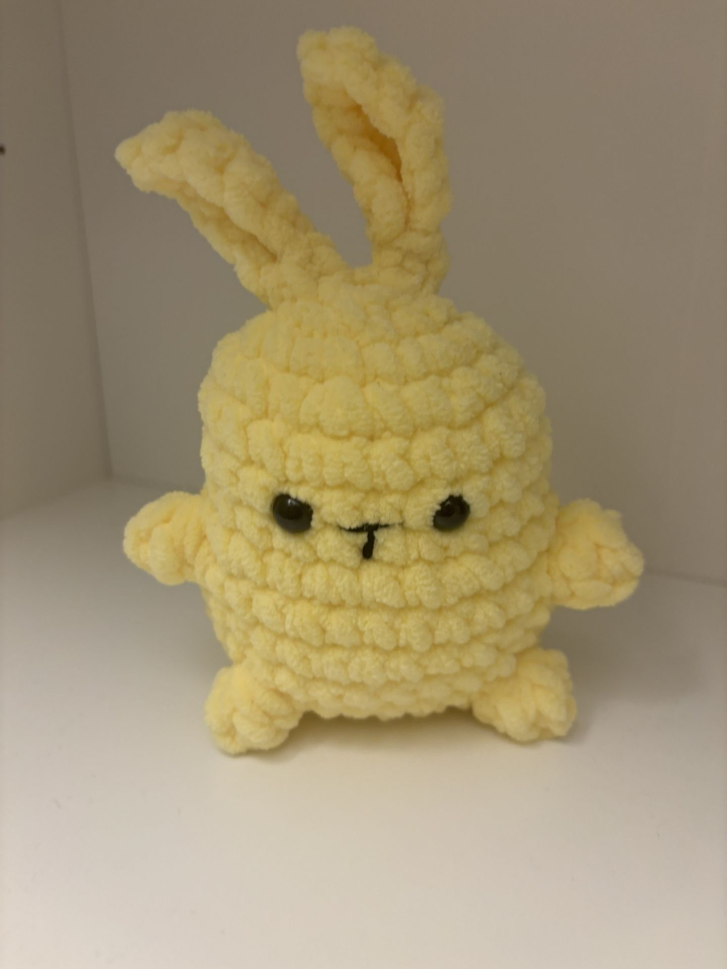 Crochet Yellow Bunny Plushies 
