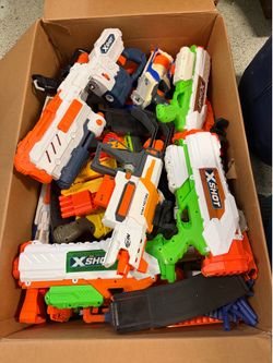 HUGE Nerf & XShot Gun Lot – 25+ Blasters – Great Condition