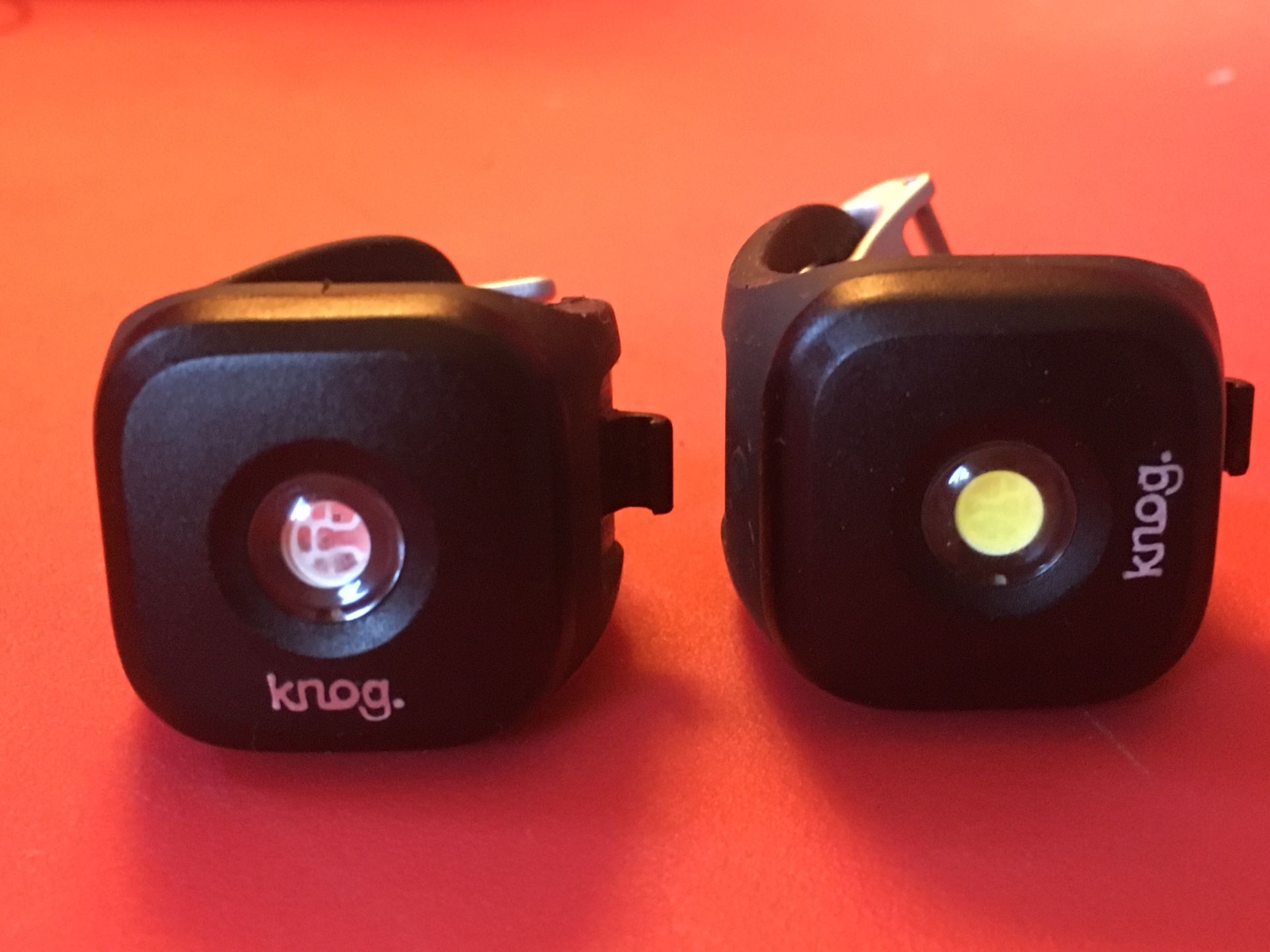 Bike Light Twin Pack (front/rear) w/ USB recharge - KNOG BLINDERS