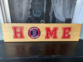 Boston Red Sox Home Sign
