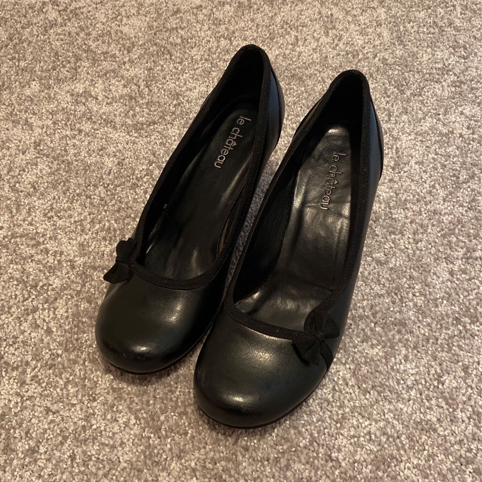 Le Chateau Heels - Black, Size W7