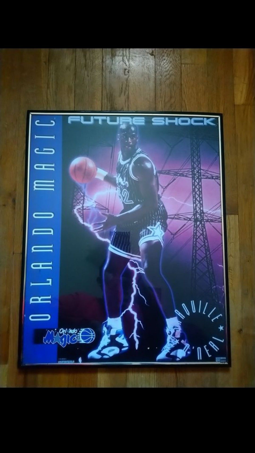 Shaquille O'Neal future shock poster Orlando Magic