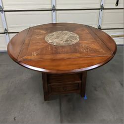 Counter Height Dining Table Set – 6 Chairs Included