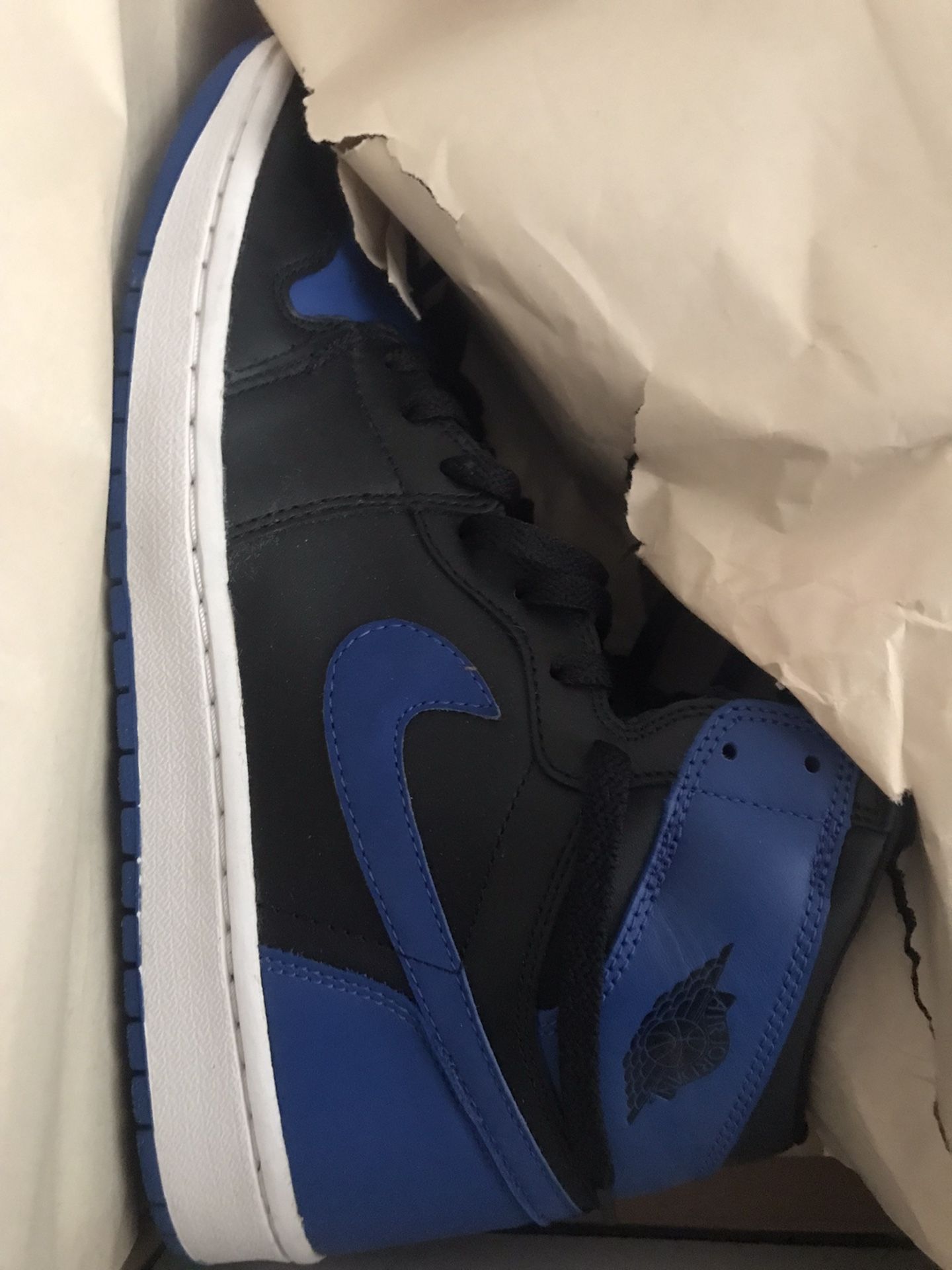 Nike Air Jordan 1 Retro Black/ Royal Blue
