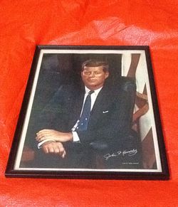 J.F.K Framed Picture