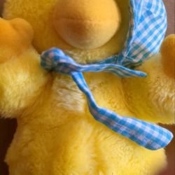Vintage 1983 Sesame Street Baby Big Bird Hasbro Softies 11" Stuffed Plush Toy