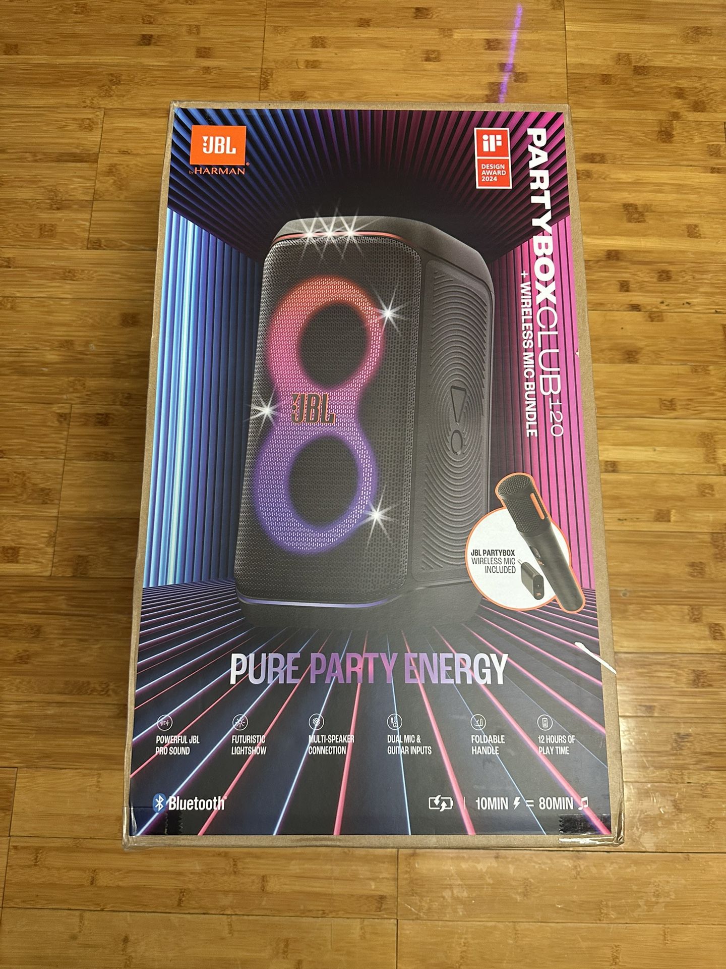 JBL PartyBox Club 120 Party Box NEW Portable Party Speaker