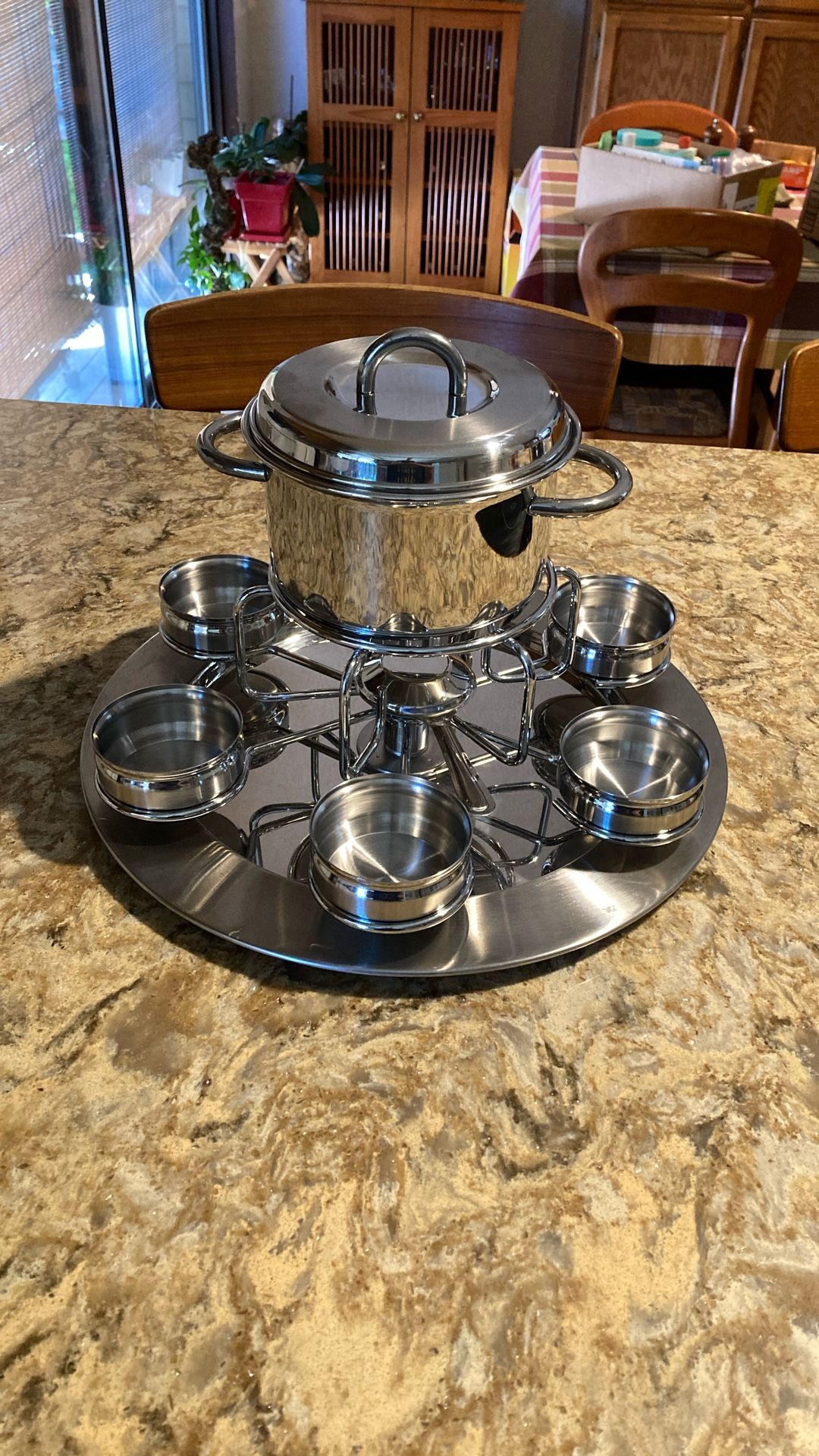 Stainless Tramontina 11 Piece Fondue Set