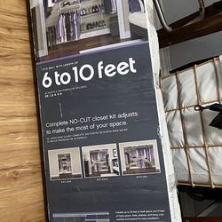 Rubbermaid closet organizer