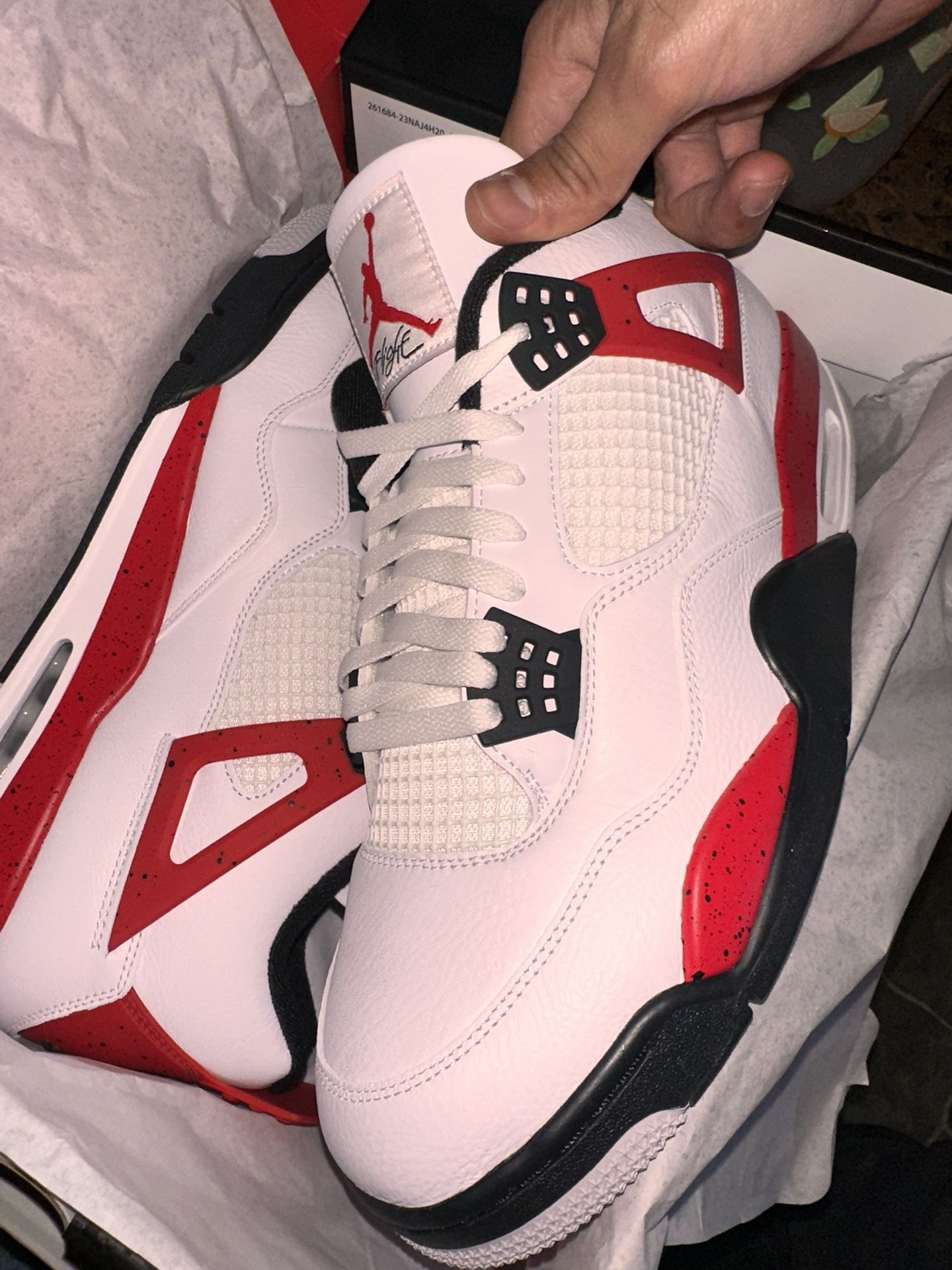 Jordan 4 Red/White