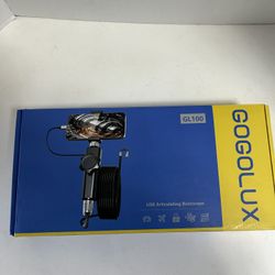 Endoscope Camera with Light[360°Rotation], 1920P HD Articulating Borescope with Semi-Rigid Snake Camera, IP67 Waterproof For iPhone Or Android 