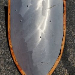 Stainless Steel Leather Bound Heater Shield (Handmade) - Local Pickup ONLY