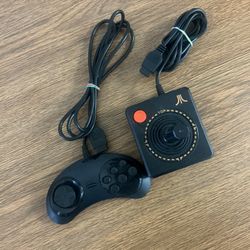 Atari and Sega Style Wired Controllers (2-Pack)