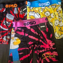 PSD simpsons men's medium