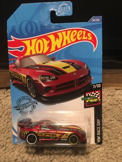 Viper srt 10 acr  red hot wheels