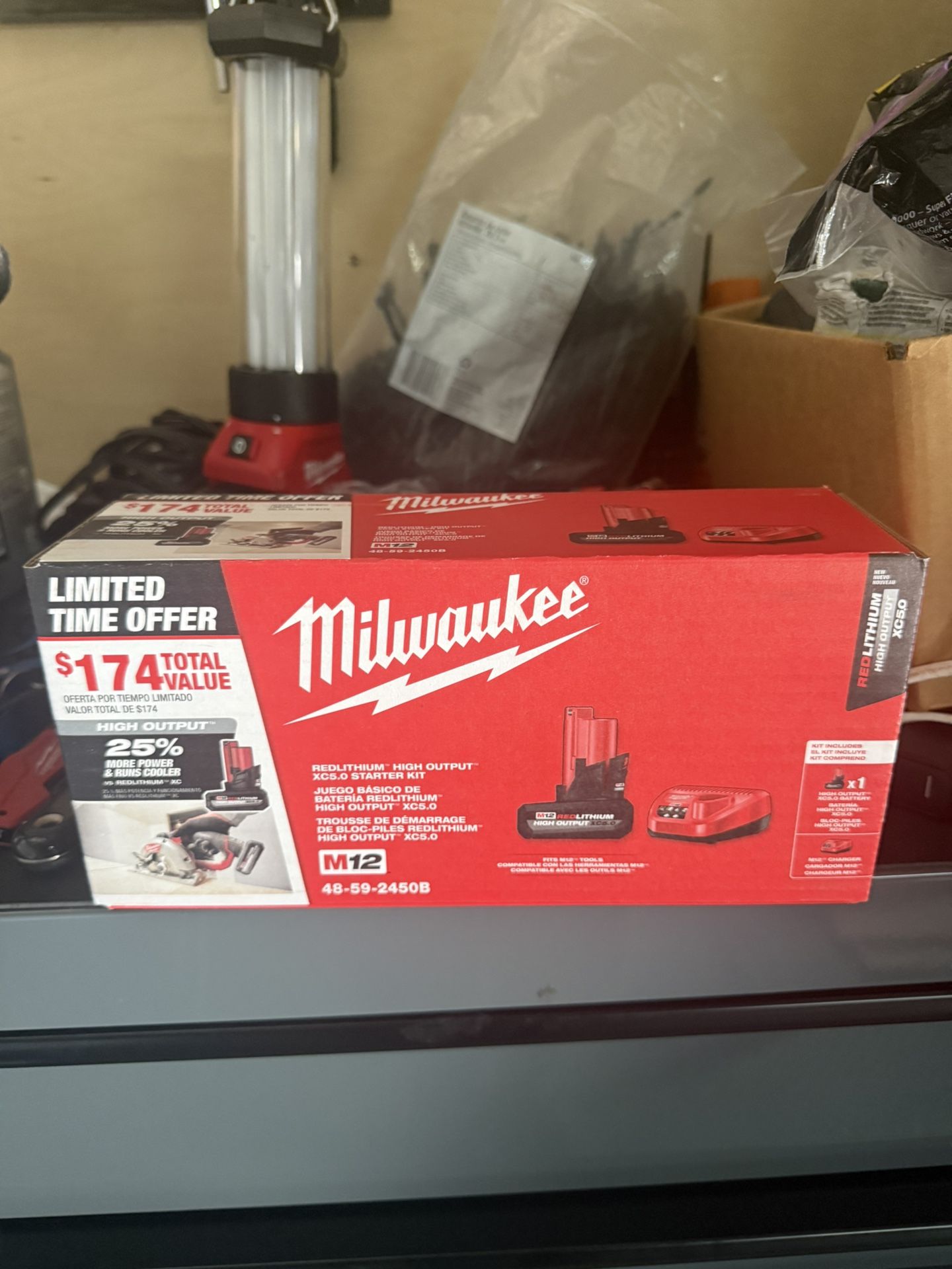 Milwaukee M12 5.0 High Output Battery New