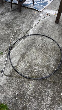 Boat steering cable