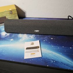 New SOULION R50 Bluetooth Computer Speakers, 3.5mm PC Sound Bar for Desktop Monitor, Wired USB Powered & Colorful LED Lights W/ Switch Button, Surroun