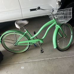 Micargi  “ 26 inch Beach Cruiser Lime Green 