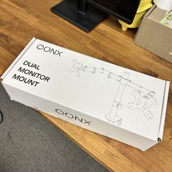 Dual Monitor Mount Brand New Black Computer Screen