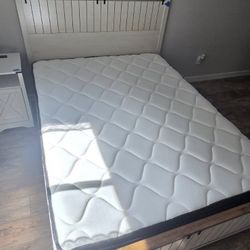 Full Bed Frame And Mattress 