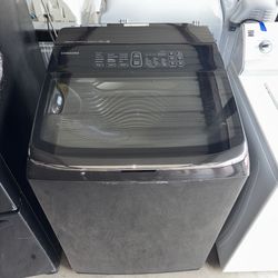 Black Samsung Washer