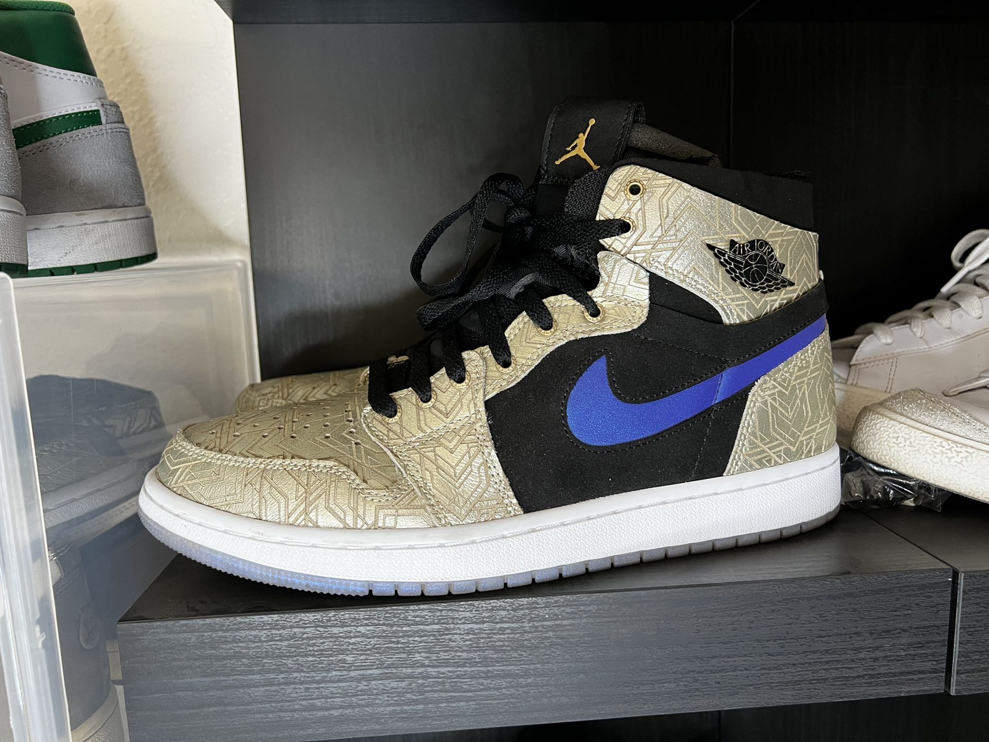 Jordan 1 Laser Gold