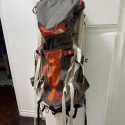 North Face Camping Backpack - 50L, Flight Series