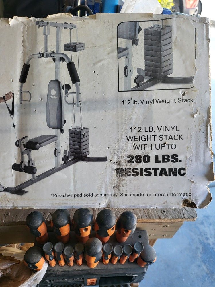 Weight Stack Gym Set