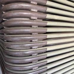 Brown Comseat Plastic Chairs 