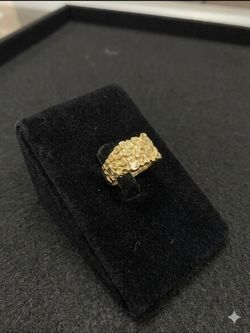 10K Gold Nugget Ring