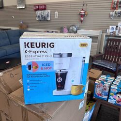 BRAND NEW K-Express Essentials Plus Coffee Maker – White ✨☕️