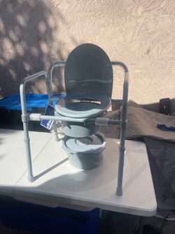 Steel Commode, 3-in-1, 350 Ibs.