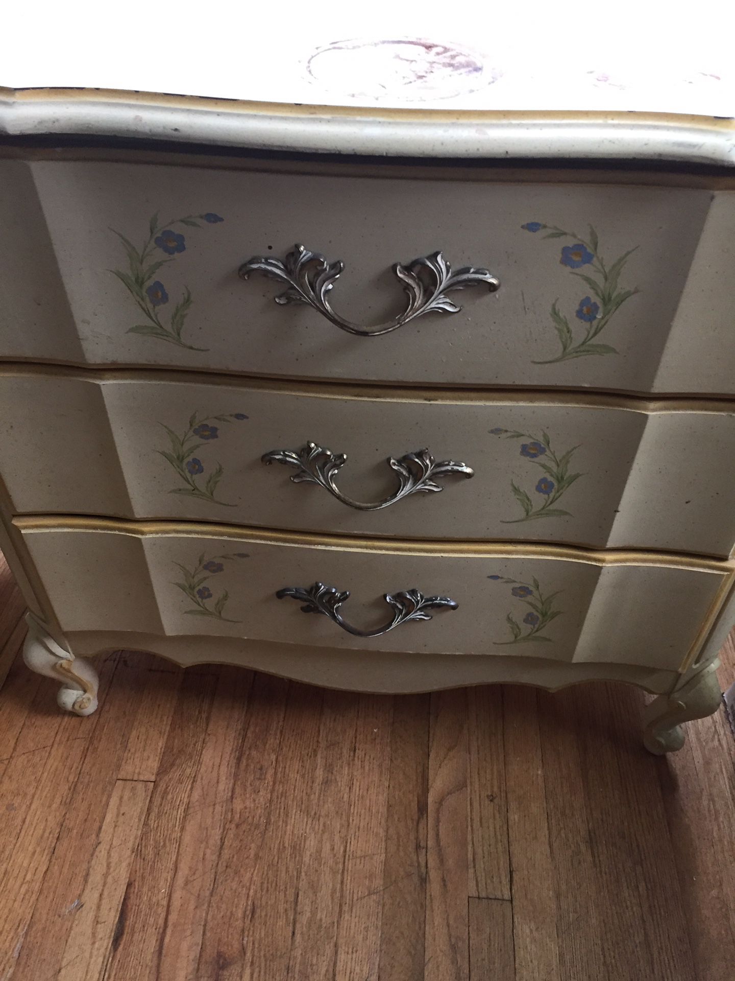 Two antique dressers